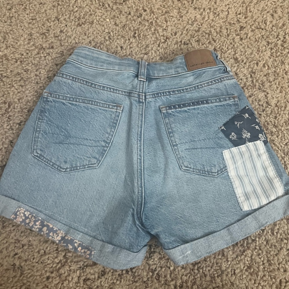 American Eagle Patch Work Shorts (000) - image 2